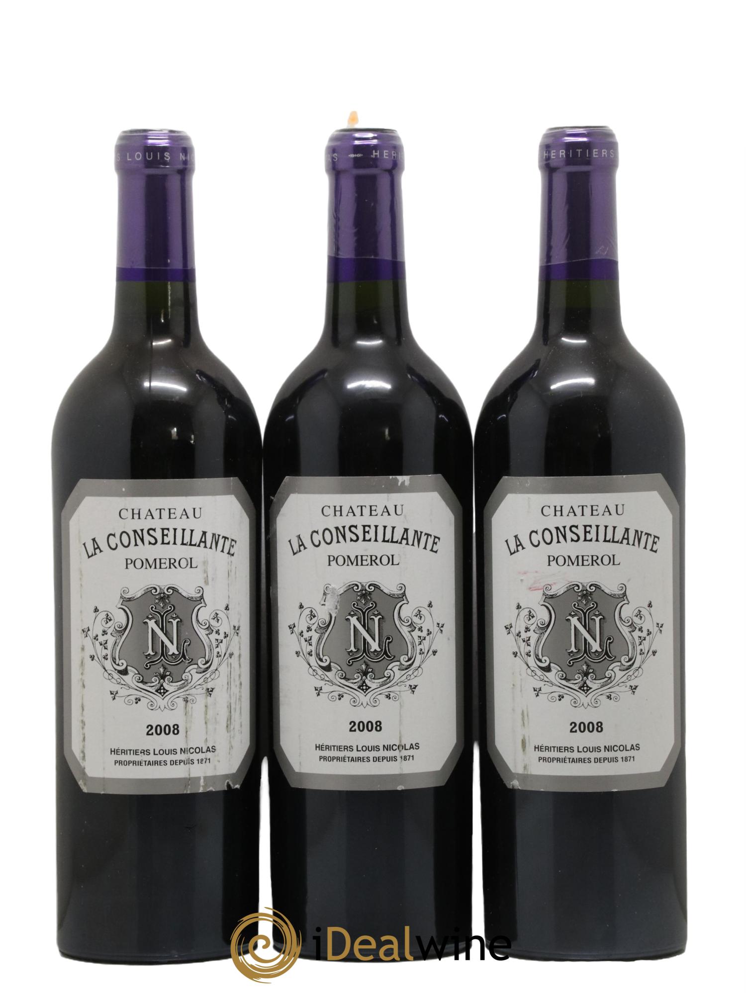Château la Conseillante 2008 - Lot de 3 bouteilles - 0