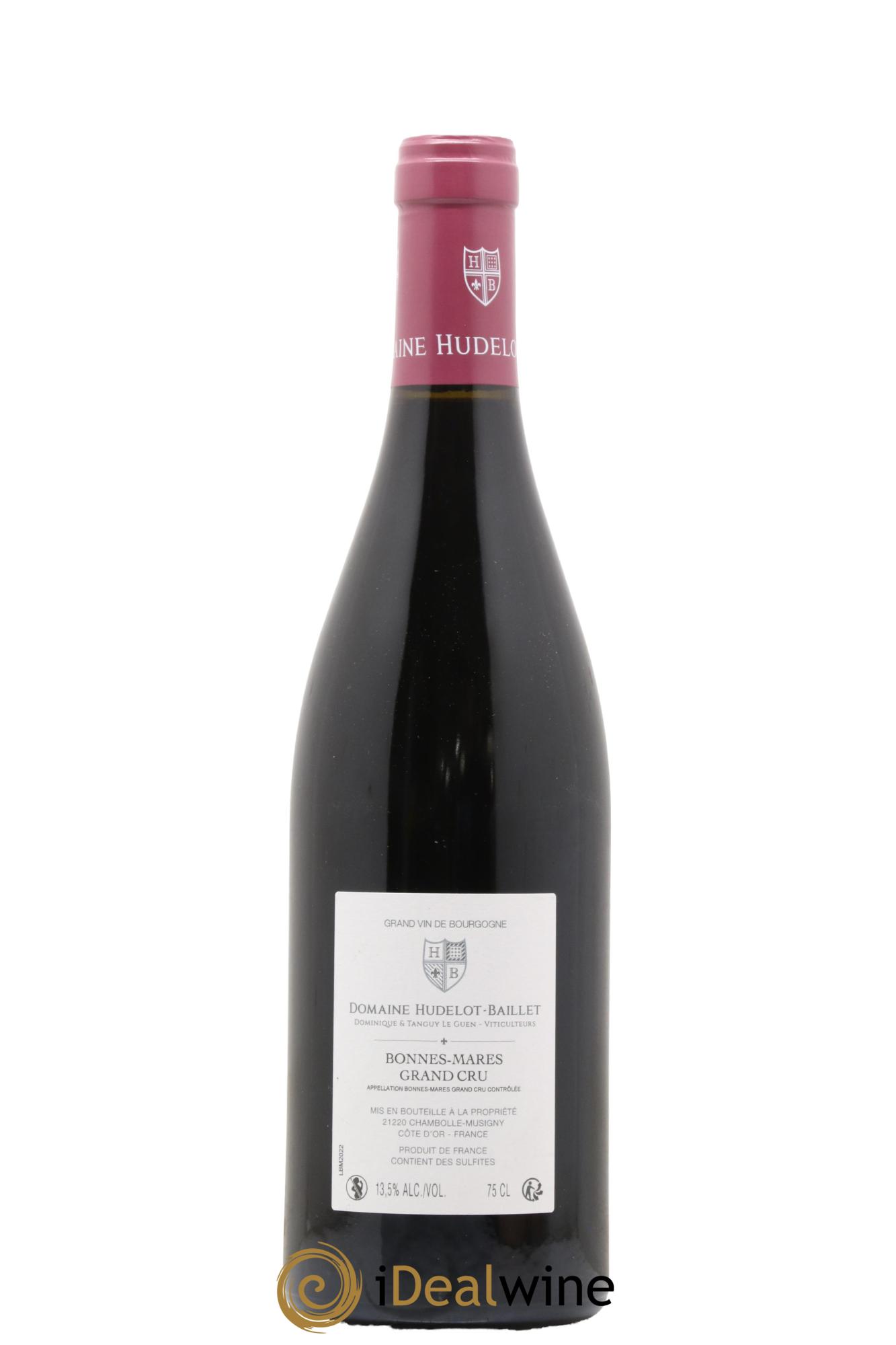 Bonnes-Mares Grand Cru Hudelot-Baillet 2022 - Lot de 1 bouteille - 1