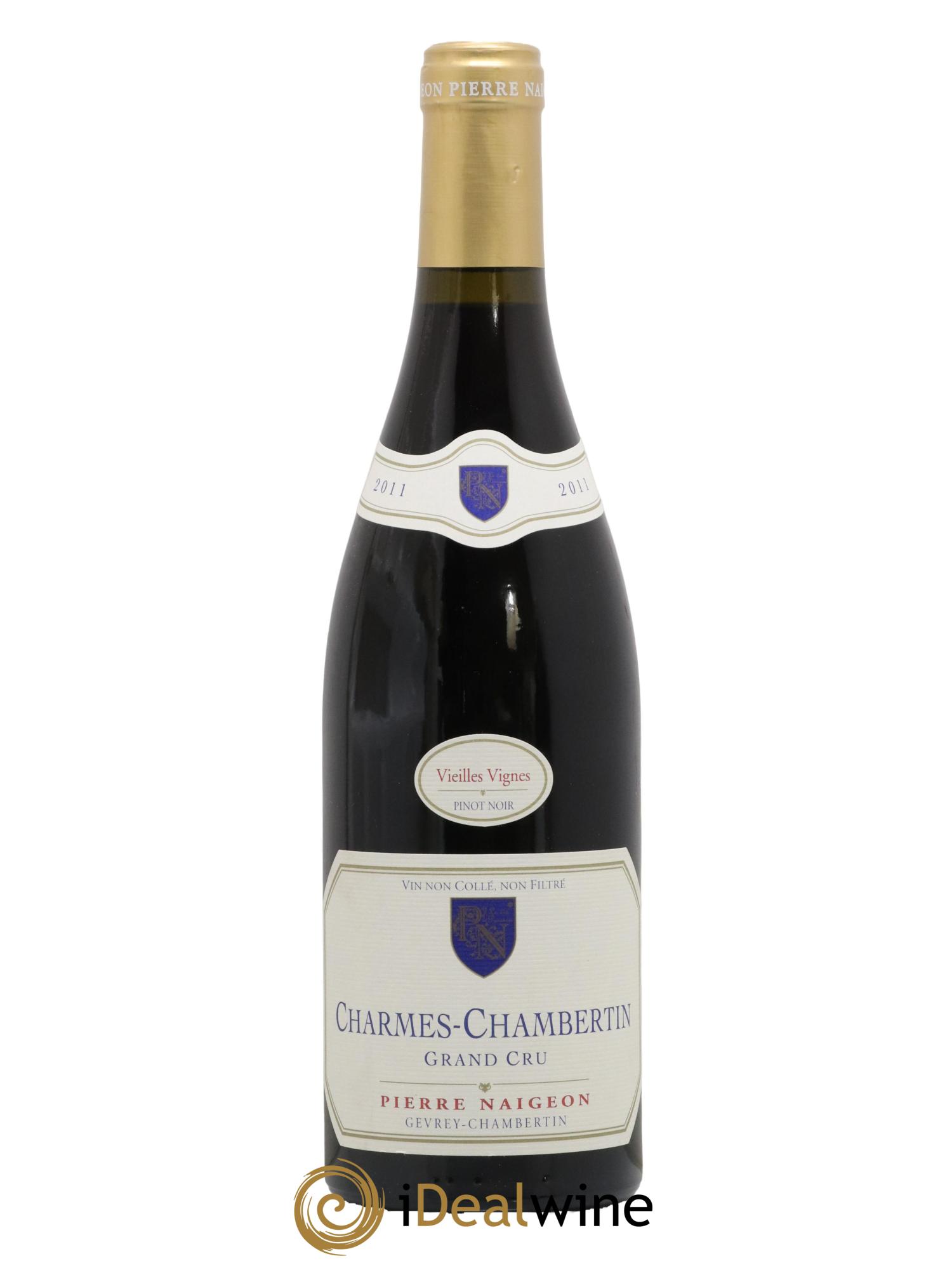 Charmes-Chambertin Grand Cru Pierre Naigeon (Domaine) Vieilles vignes 2011 - Lot de 1 bouteille - 0