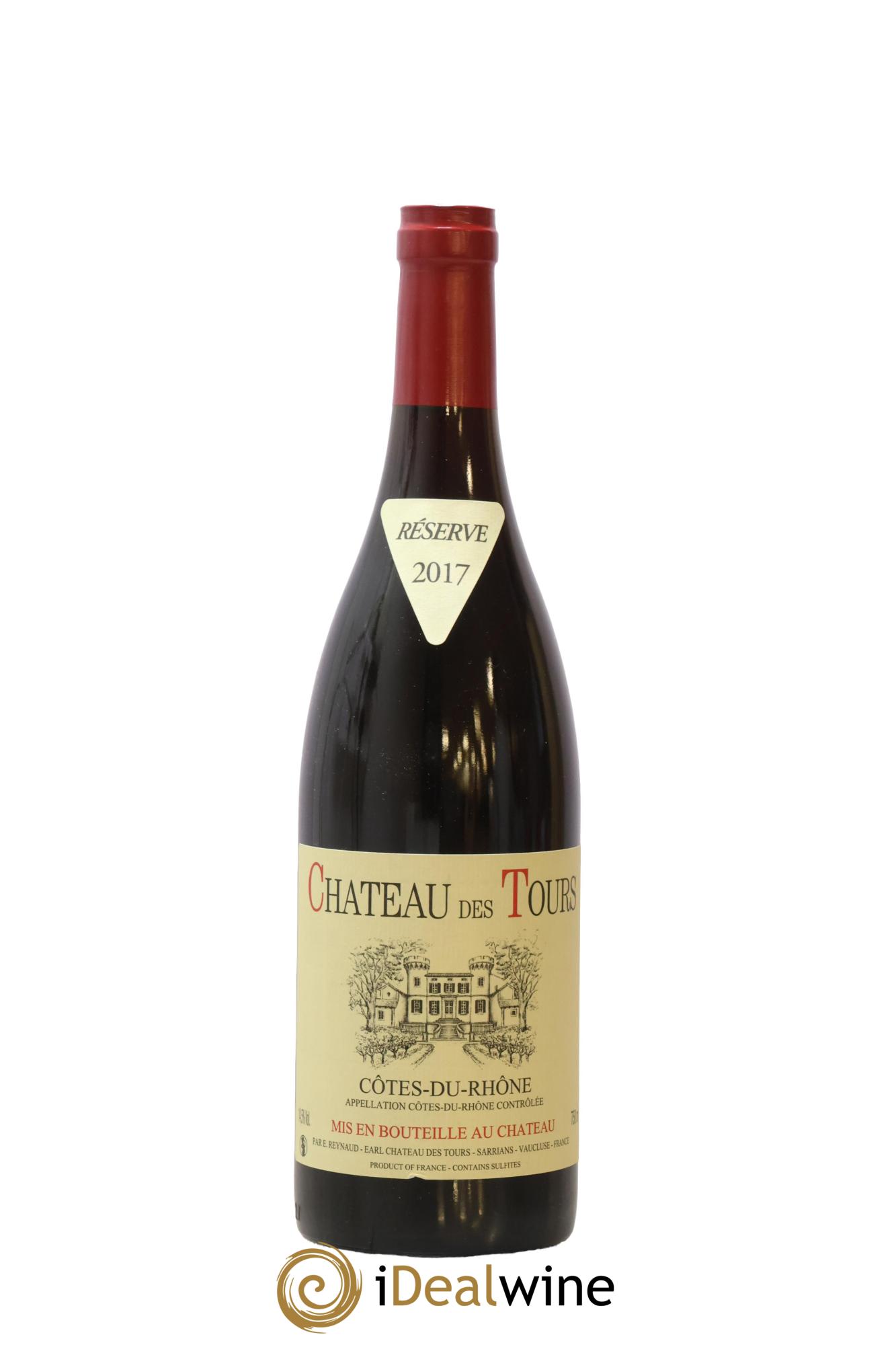 Côtes-du-Rhône Château des Tours Emmanuel Reynaud 2017 - Lot de 1 bouteille - 0