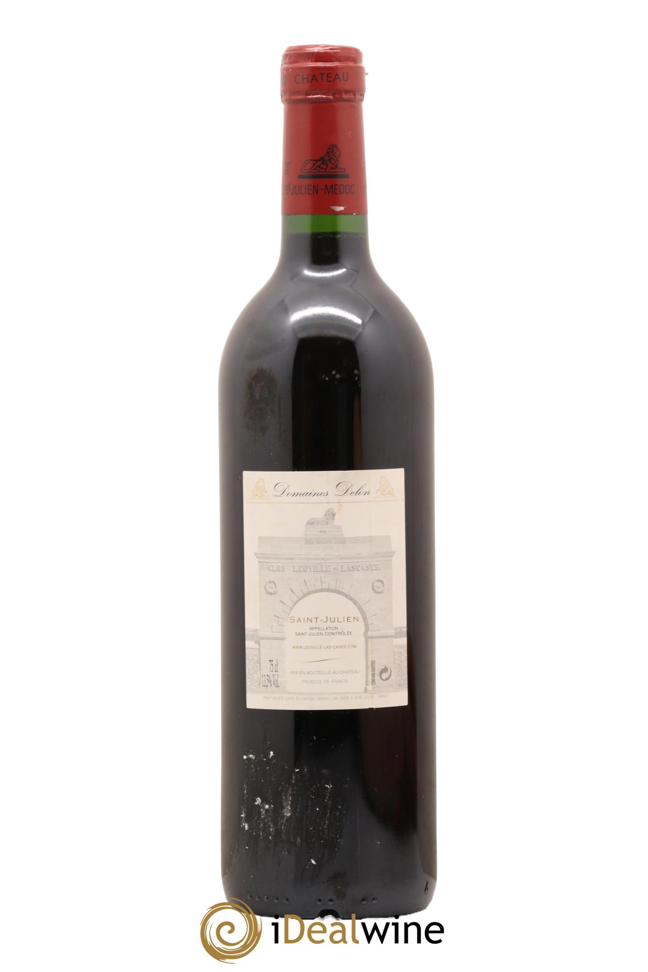 Château Léoville Las Cases 2ème Grand Cru Classé 2002 - Lot de 1 bouteille - 1