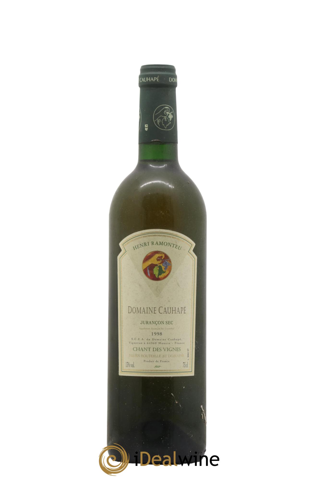 Jurançon Sec Cauhape Chant Des Vignes 1998 - Lot de 1 bouteille - 0