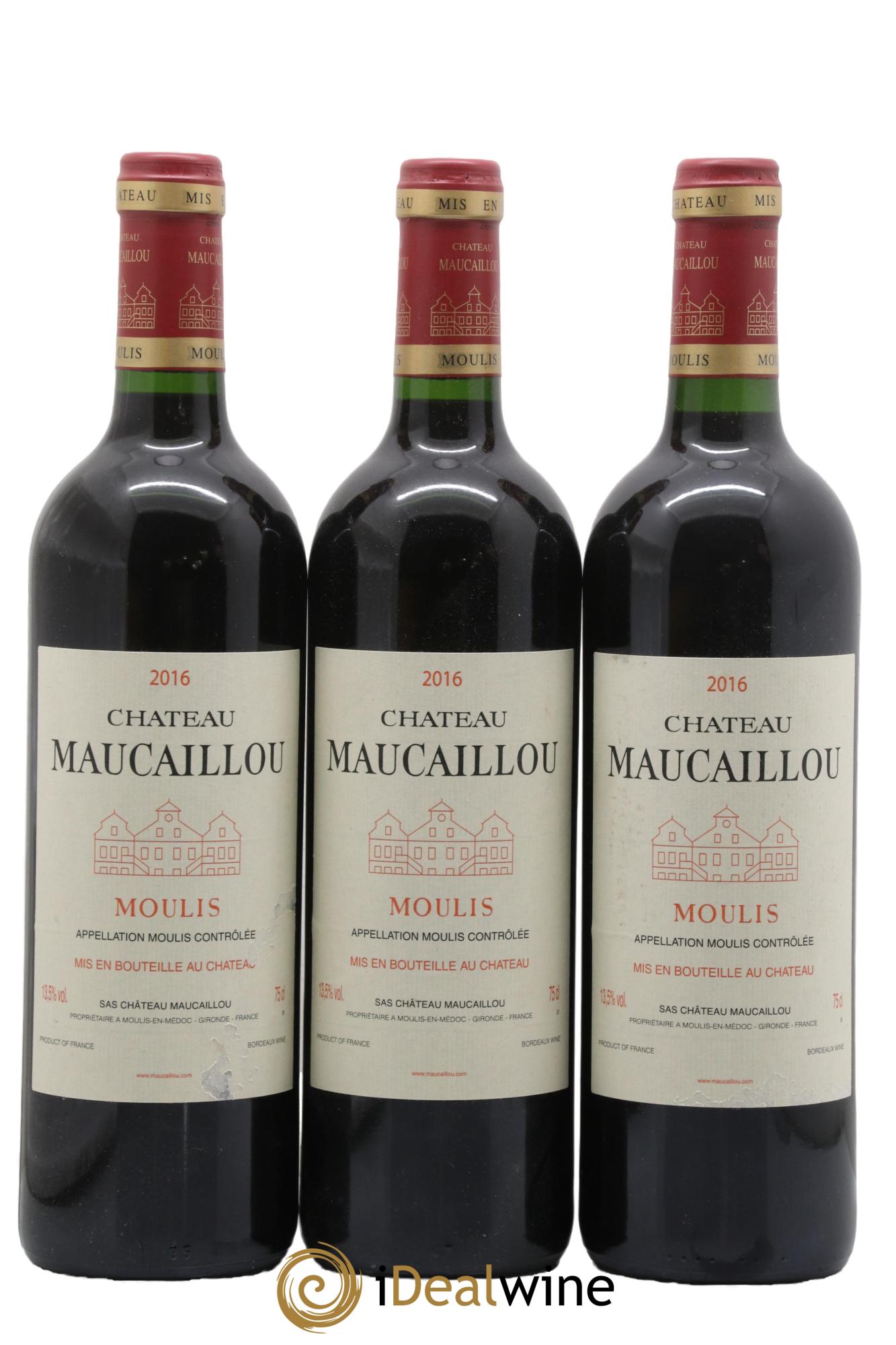 Château Maucaillou 2016 - Posten von 3 Flaschen - 0