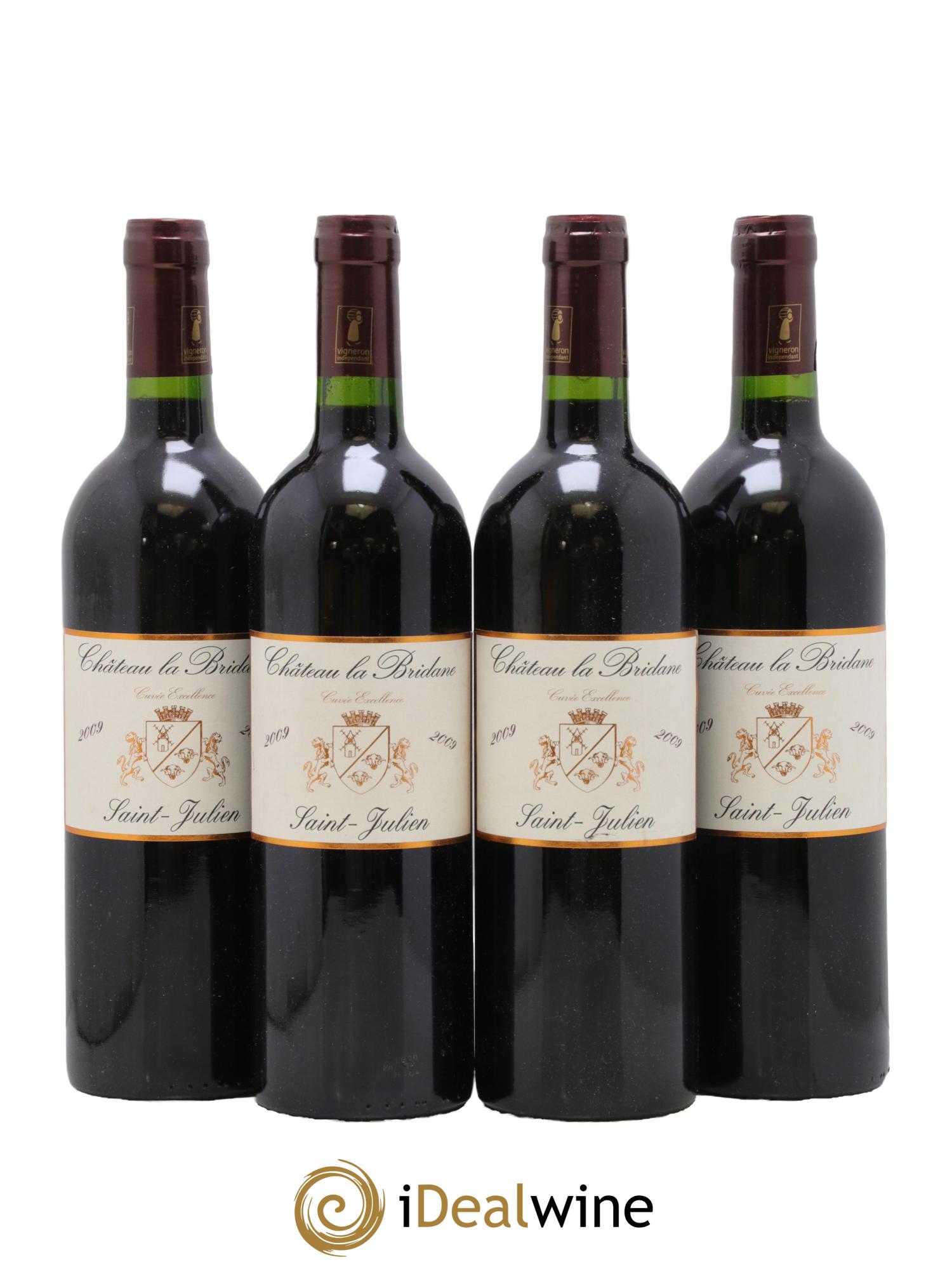 Château la Bridane Cru Bourgeois 2009 - Posten von 4 Flaschen - 0