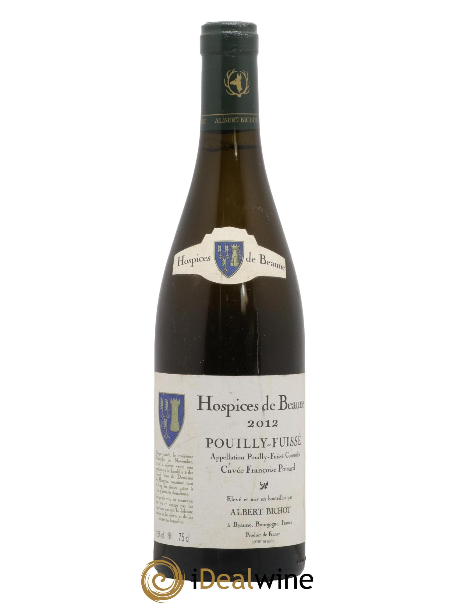Pouilly-Fuissé Cuvée Françoise Poisard Albert Bichot Hospices de Beaune 2012 - Lot de 1 bouteille - 0
