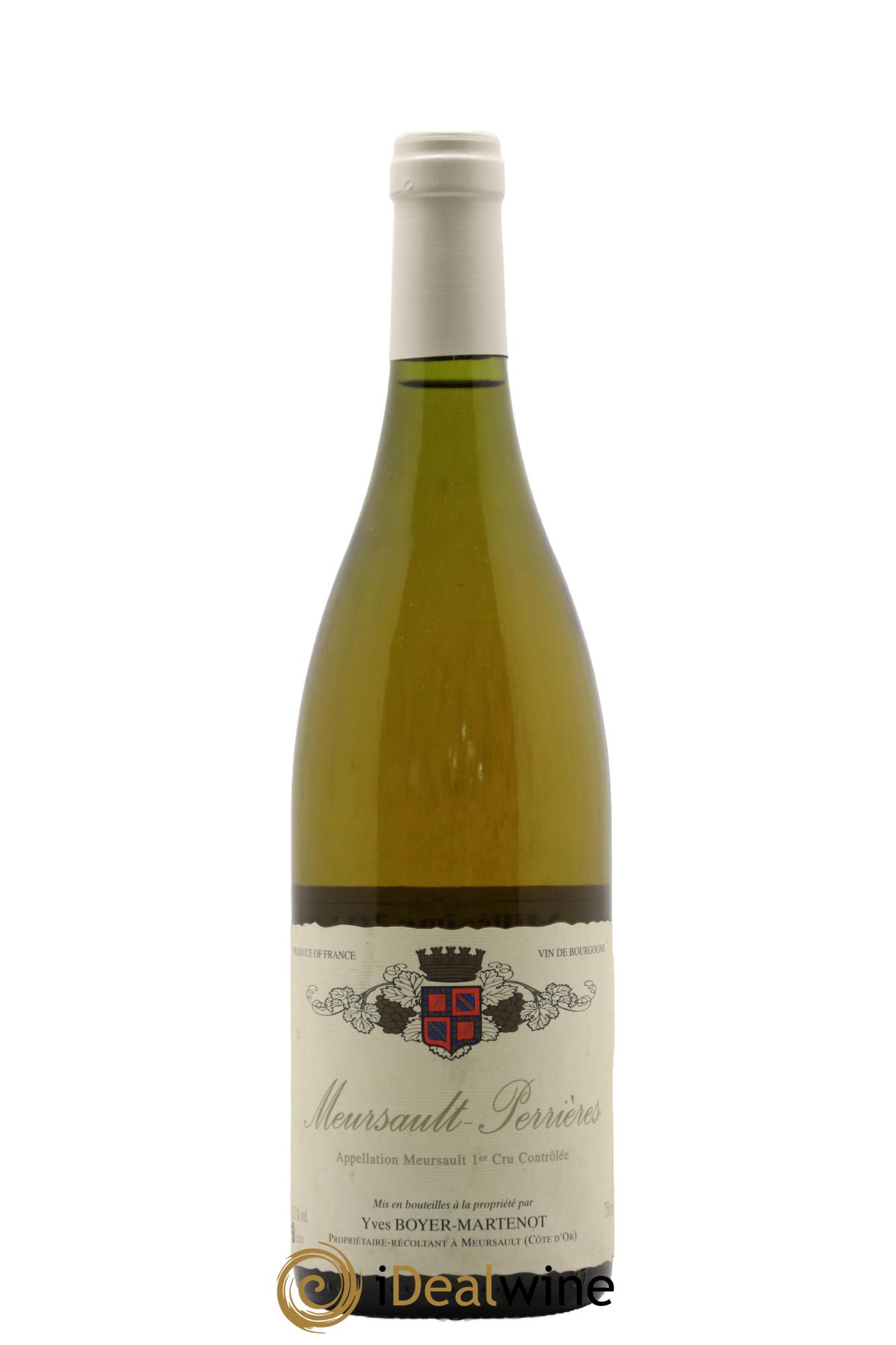 Meursault 1er Cru Perrières Boyer-Martenot 2010 - Lot de 1 bouteille - 0