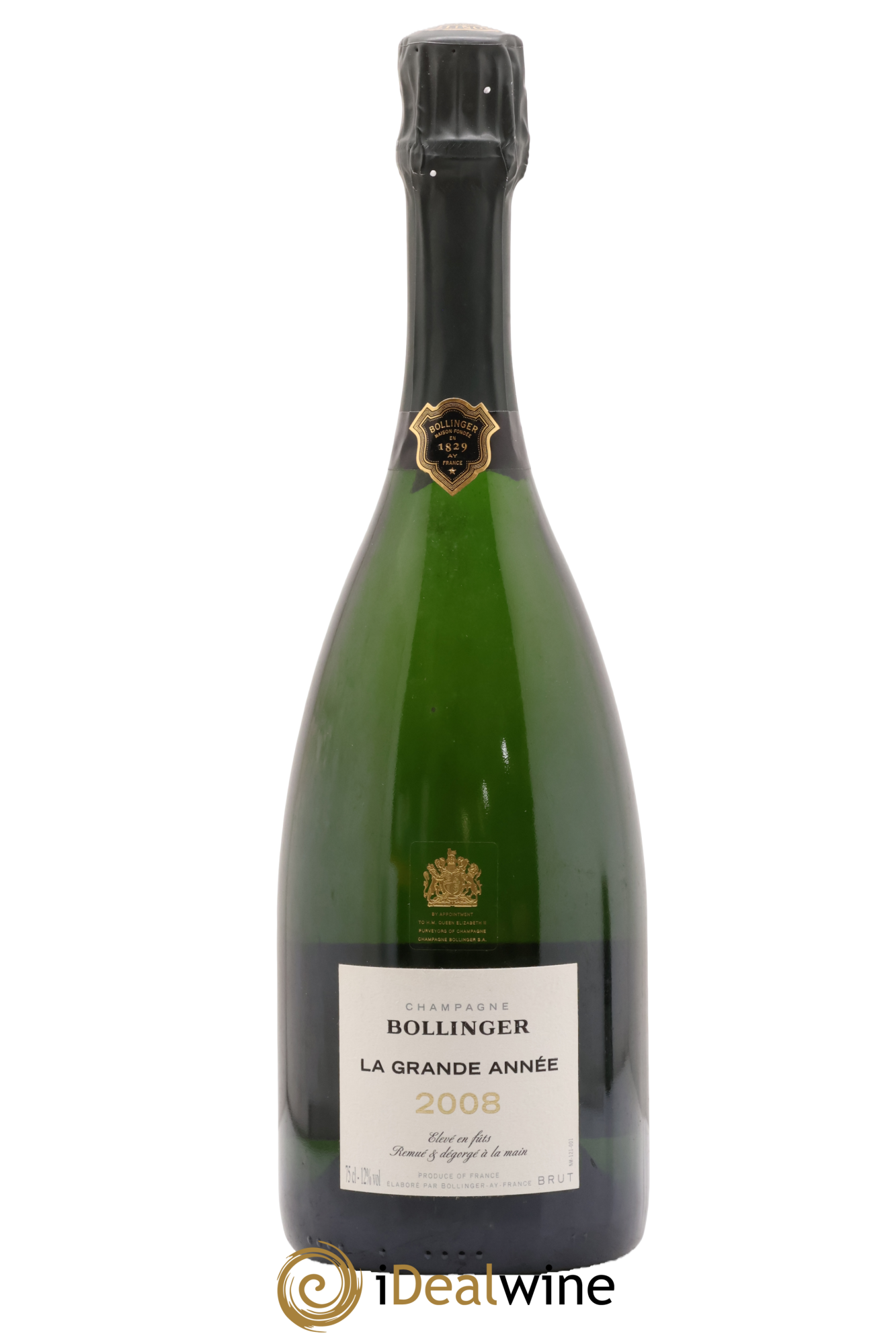 La Grande Année Brut Bollinger 2008 - Lot de 1 bouteille - 0