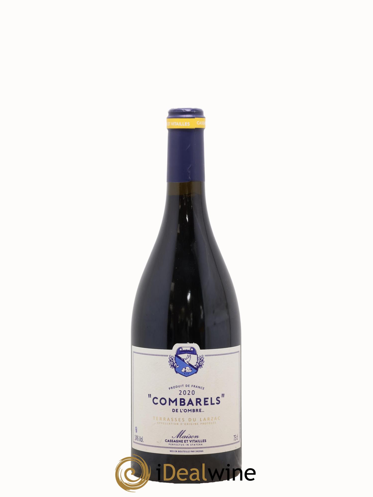 Terrasses du Larzac Combarels De L'Ombre Cassagne & Vitailles 2020 - Posten von 1 Flasche - 0