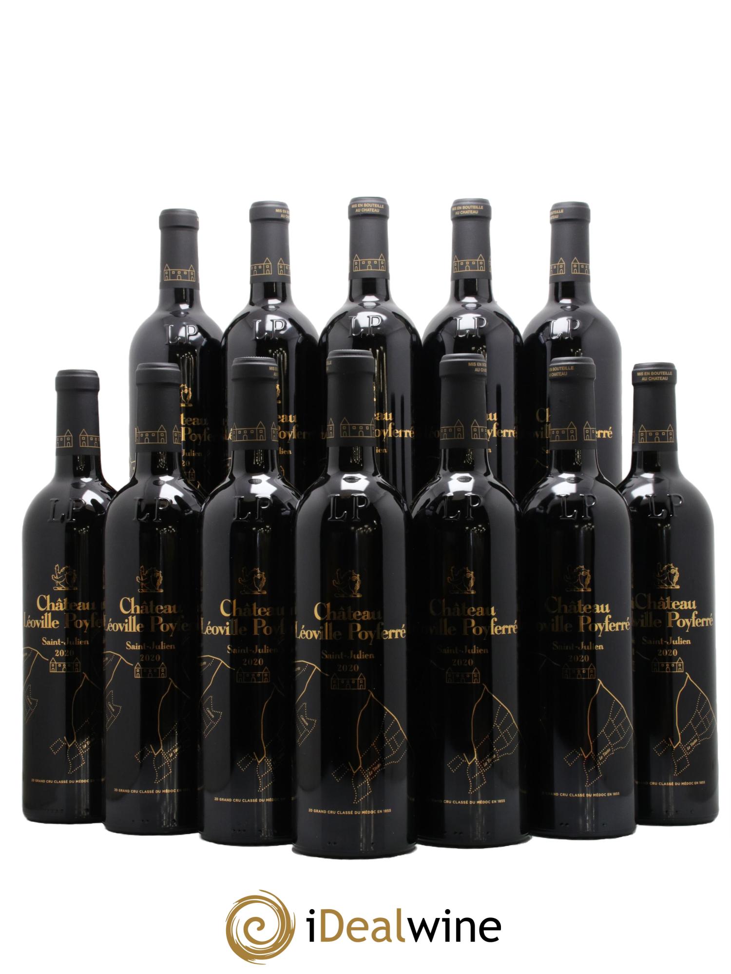 Château Léoville Poyferré 2ème Grand Cru Classé 2020 - Lotto di 12 bottiglie - 0