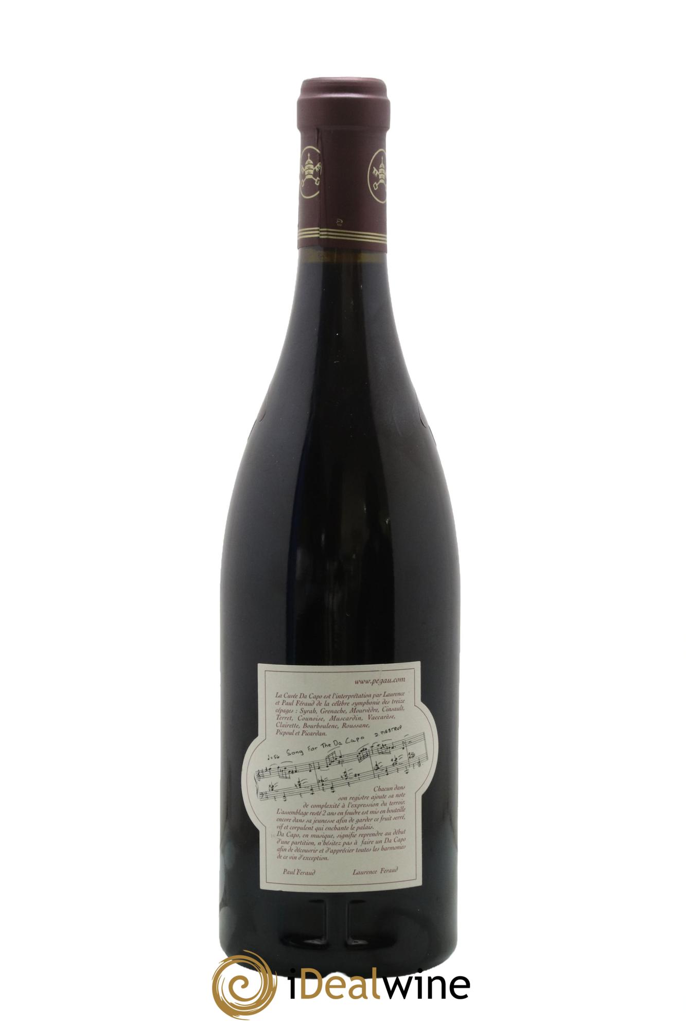 Châteauneuf-du-Pape Domaine du Pégau Cuvée Da Capo Paul et Laurence Féraud 2000 - Lot de 1 bouteille - 1