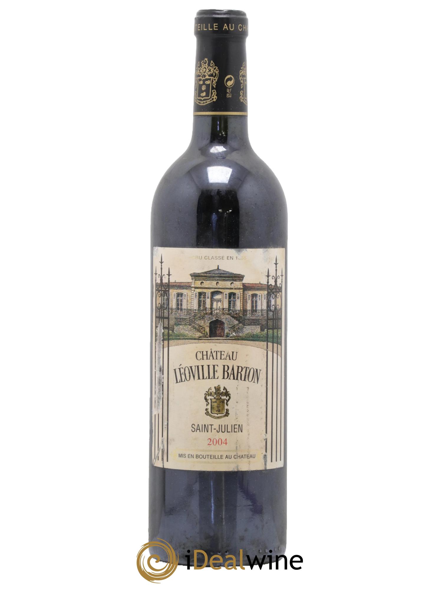 Château Léoville Barton 2ème Grand Cru Classé 2004 - Lot de 1 bouteille - 0