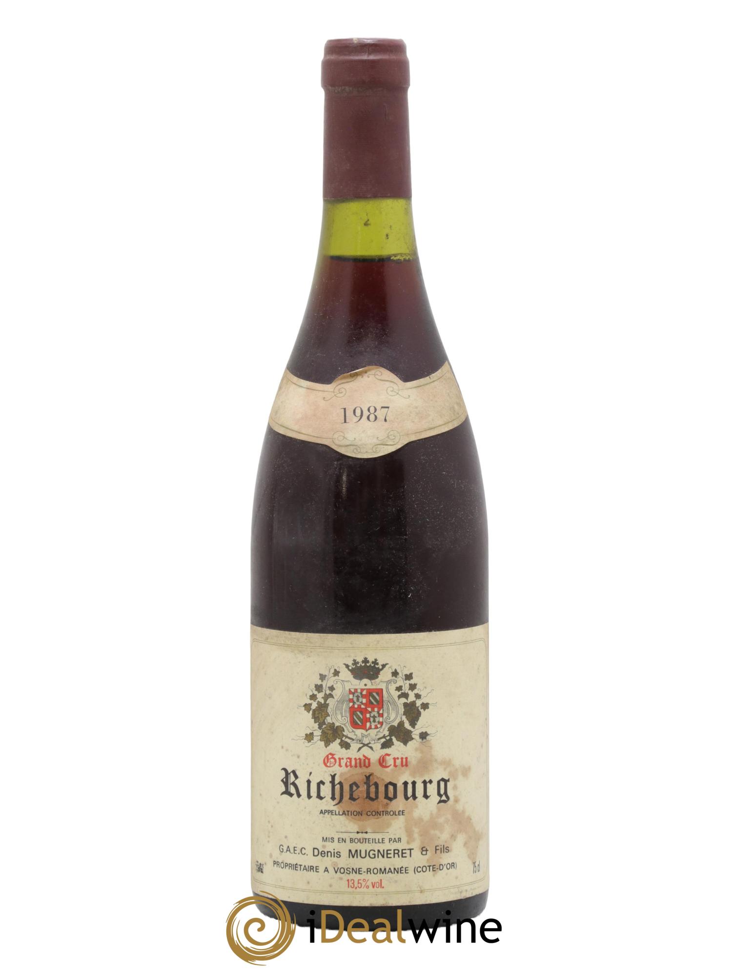 Richebourg Grand Cru Denis Mugneret 1987 - Lot de 1 bouteille - 0