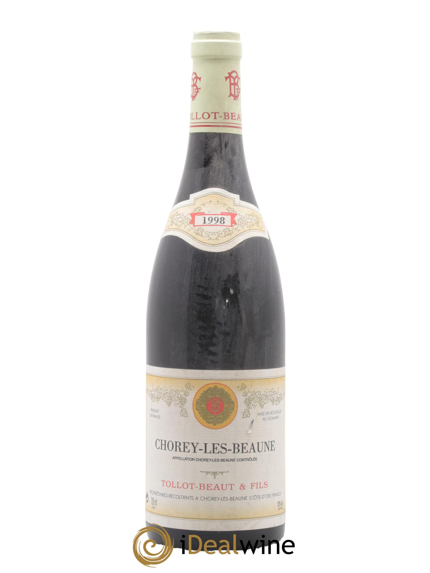 Chorey-lès-Beaune Tollot Beaut (Domaine) 1998 - Lot de 1 bouteille - 0