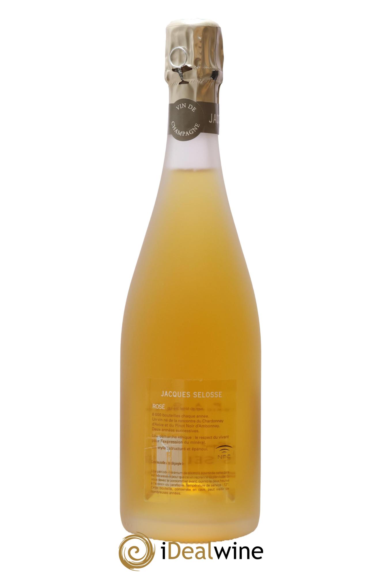 Rosé Brut Jacques Selosse - Lot de 1 bouteille - 1