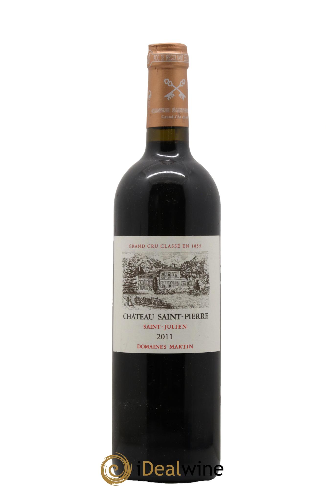 Château Saint-Pierre 4ème Grand Cru Classé 2011 - Lot de 1 bouteille - 0