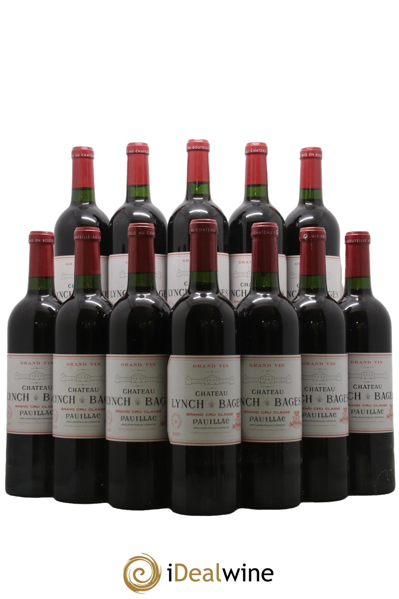 Château Lynch Bages 5ème Grand Cru Classé 2005 - Posten von 12 Flaschen - 0