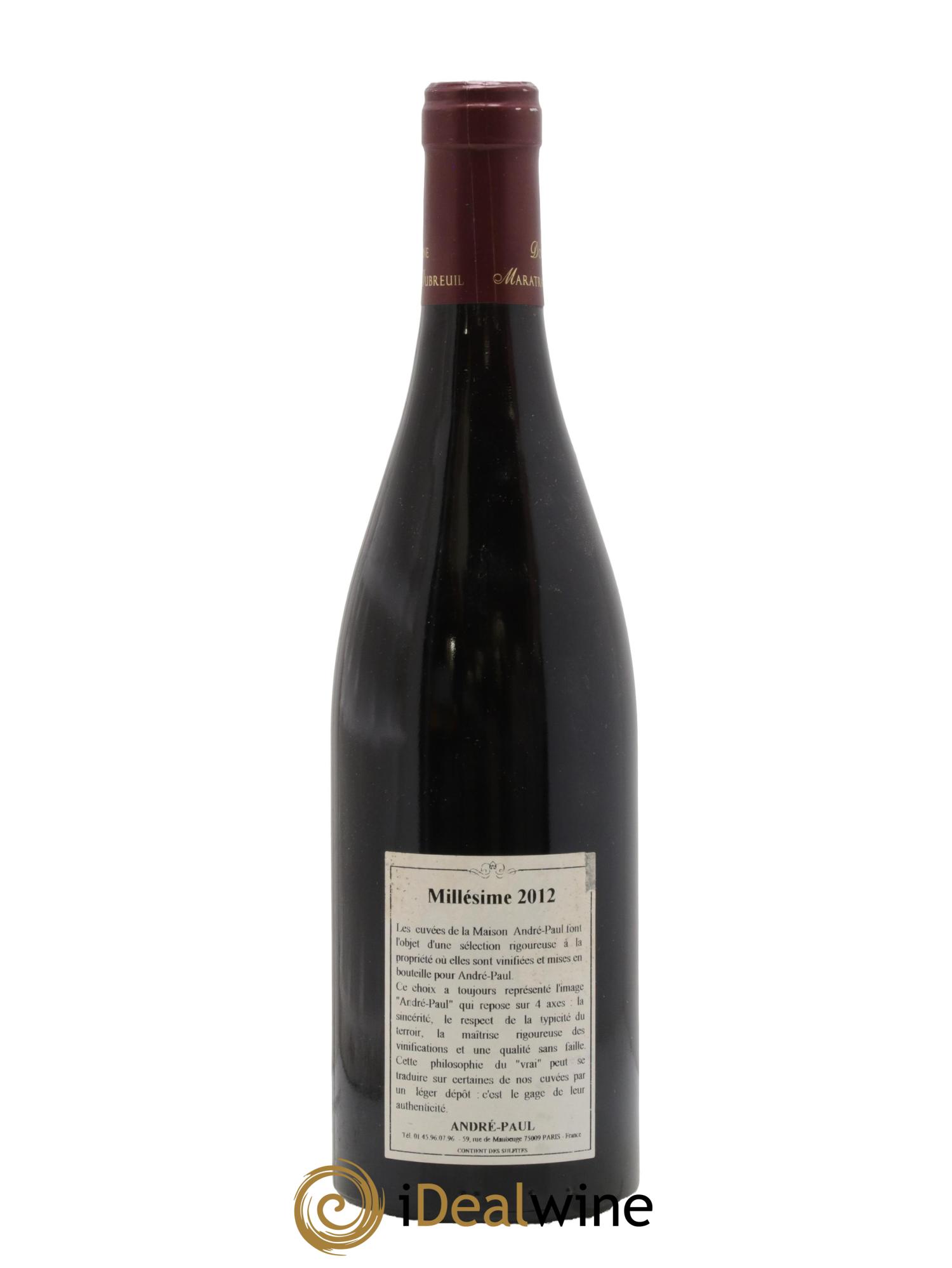 Ladoix 1er Cru Les Nagets Maratray-Dubreuil 2012 - Lot de 1 bouteille - 1