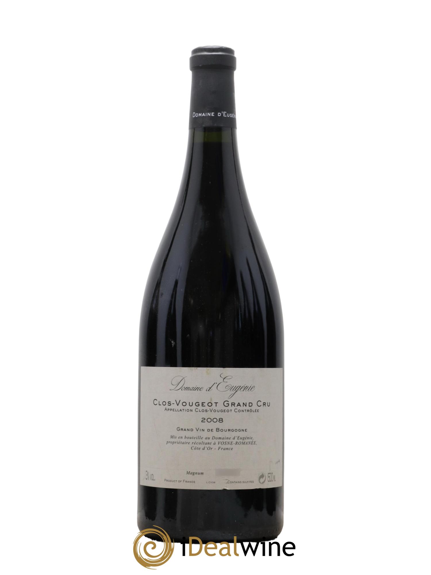 Clos de Vougeot Grand Cru Domaine René Engel - Domaine Eugénie 2008 - Lot de 1 magnum - 1