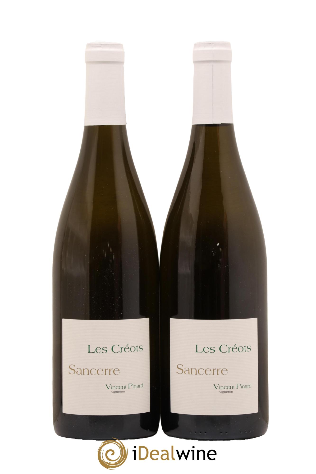 Sancerre Les Créots (anciennement Clémence) Vincent Pinard 2022 - Lot de 2 bouteilles - 0