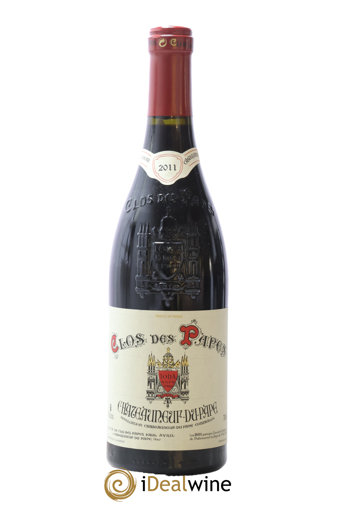 Châteauneuf-du-Pape Clos des Papes - Paul Avril 2011 - Lot de 1 bouteille - 0