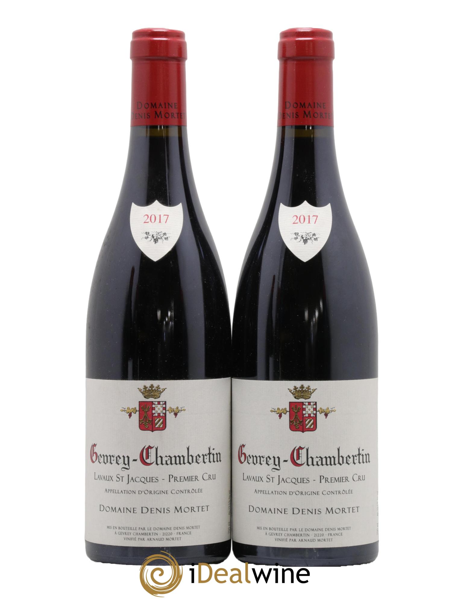 Gevrey-Chambertin 1er Cru Lavaux Saint Jacques Denis Mortet (Domaine) 2017 - Lot de 2 bouteilles - 0