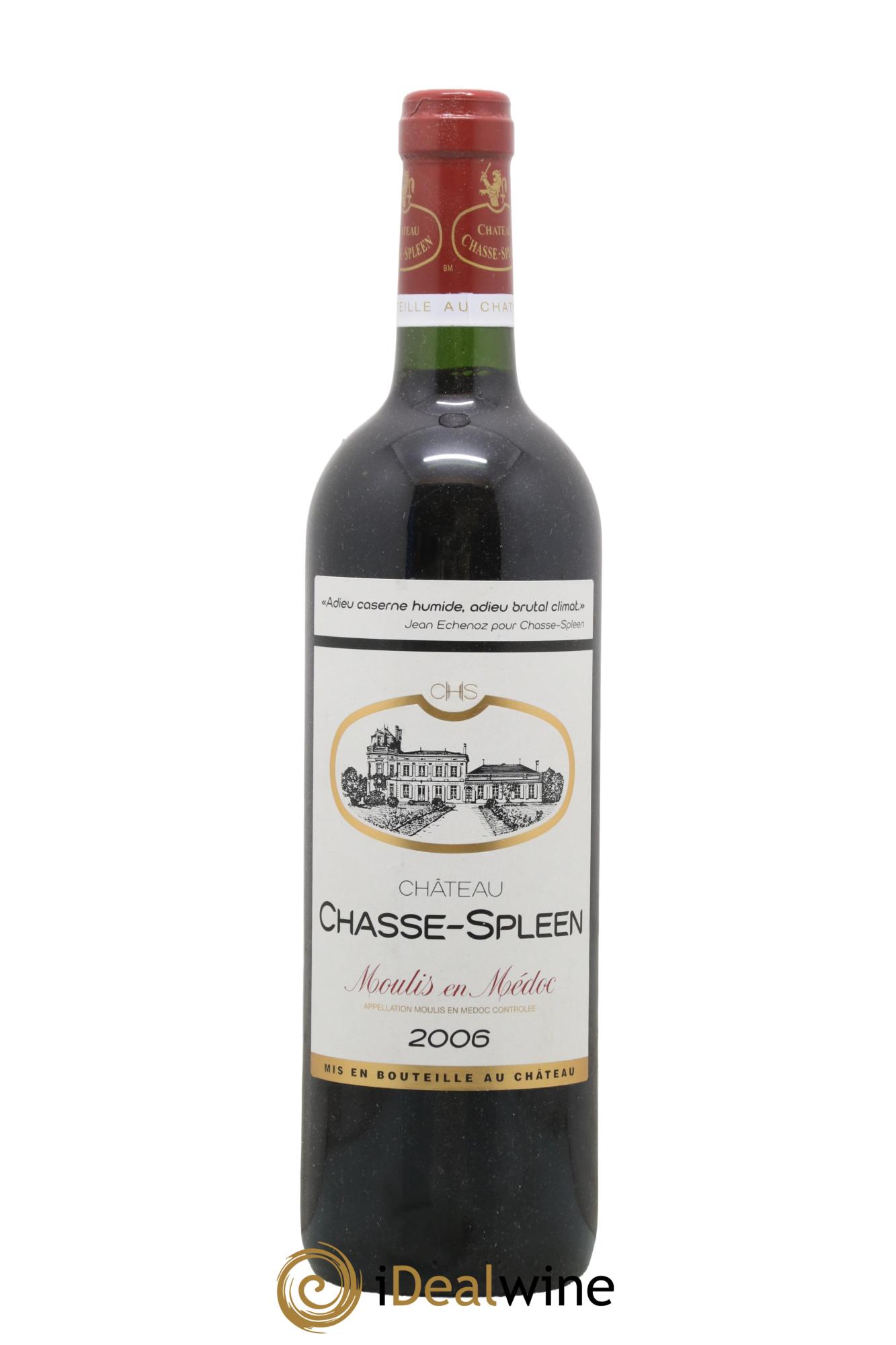Château Chasse Spleen 2006 - Lot de 1 bouteille - 0