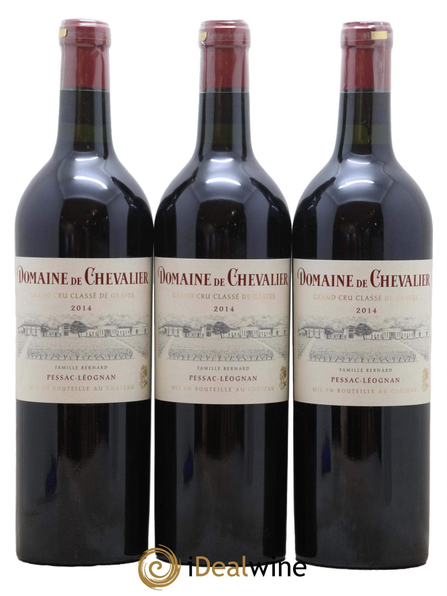 Domaine de Chevalier Cru Classé de Graves 2014 - Lot de 3 bouteilles - 0