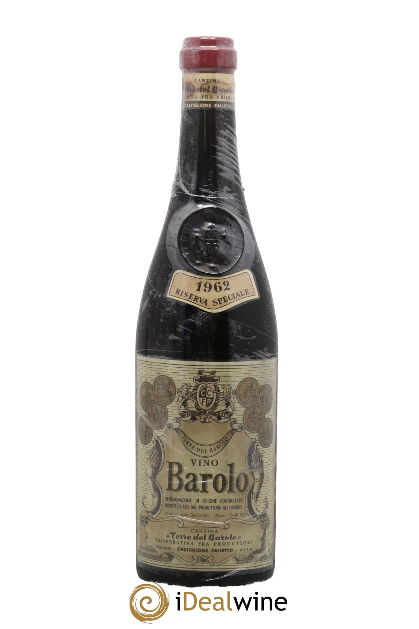 Barolo DOCG Riserva Speciale Terre del Barolo 1962 - Posten von 1 Flasche - 0