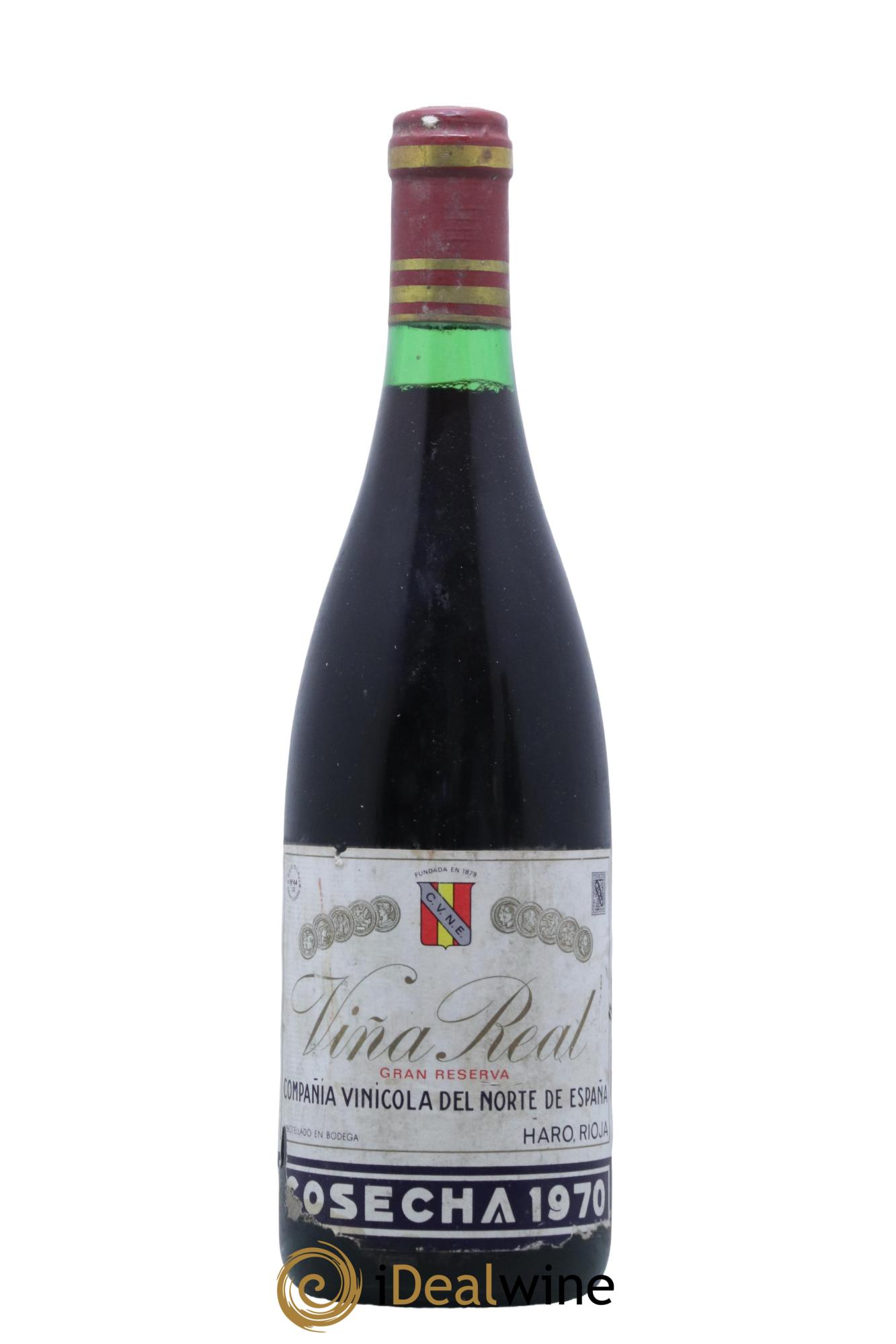 Rioja DOCG Vina Real Gran Reserva Compania Vinicola del Norte de Espana 1970 - Lot de 1 bouteille - 0