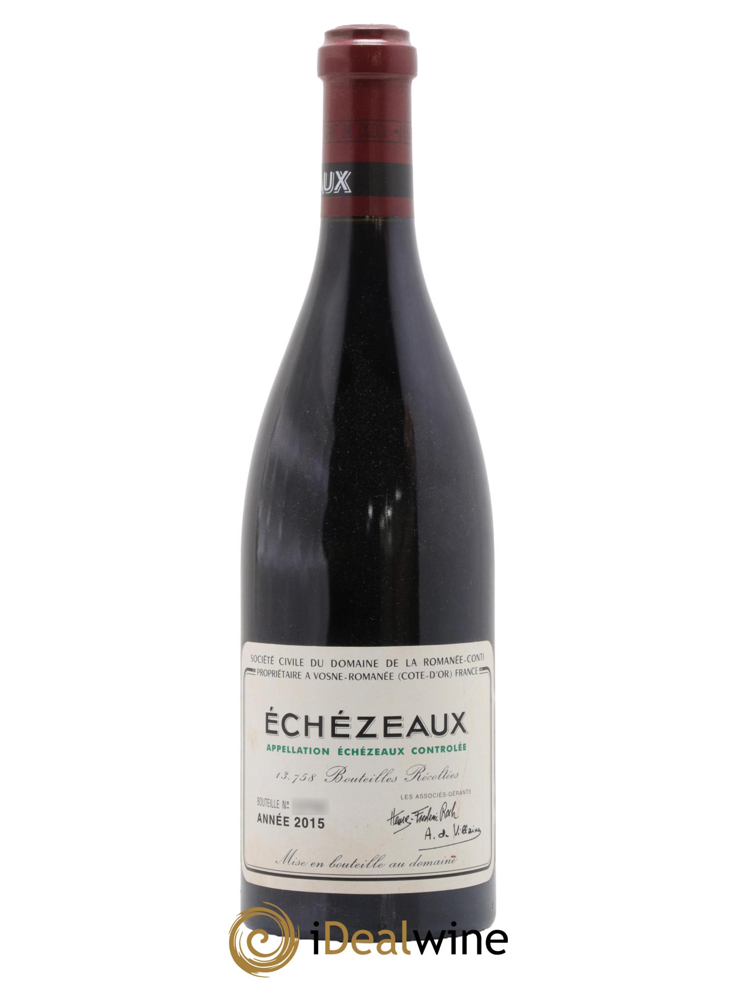 Echezeaux Grand Cru Domaine de la Romanée-Conti 2015 - Lot de 1 bouteille - 0
