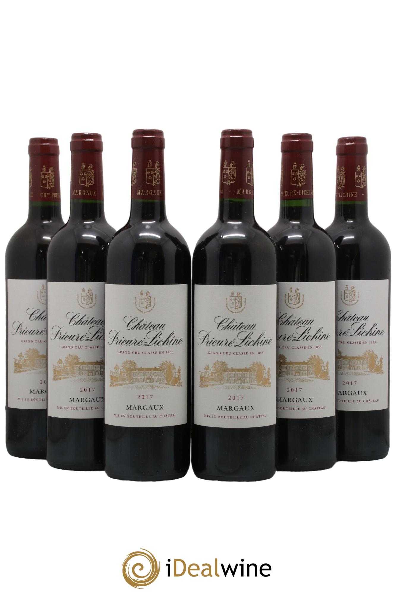 Château Prieuré Lichine 4ème Grand Cru Classé 2017 - Lot of 6 bottles - 0