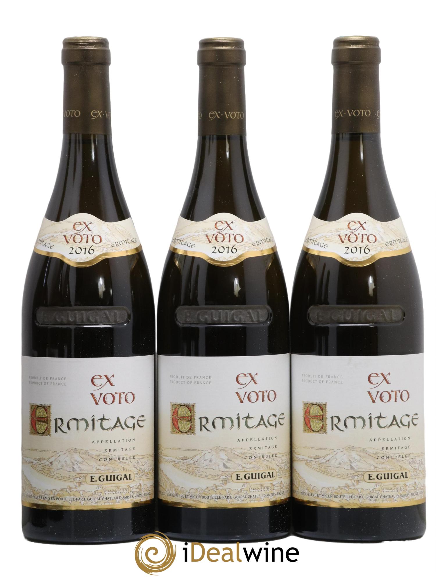 Ermitage Ex Voto Guigal 2016 - Lot de 6 bouteilles - 1