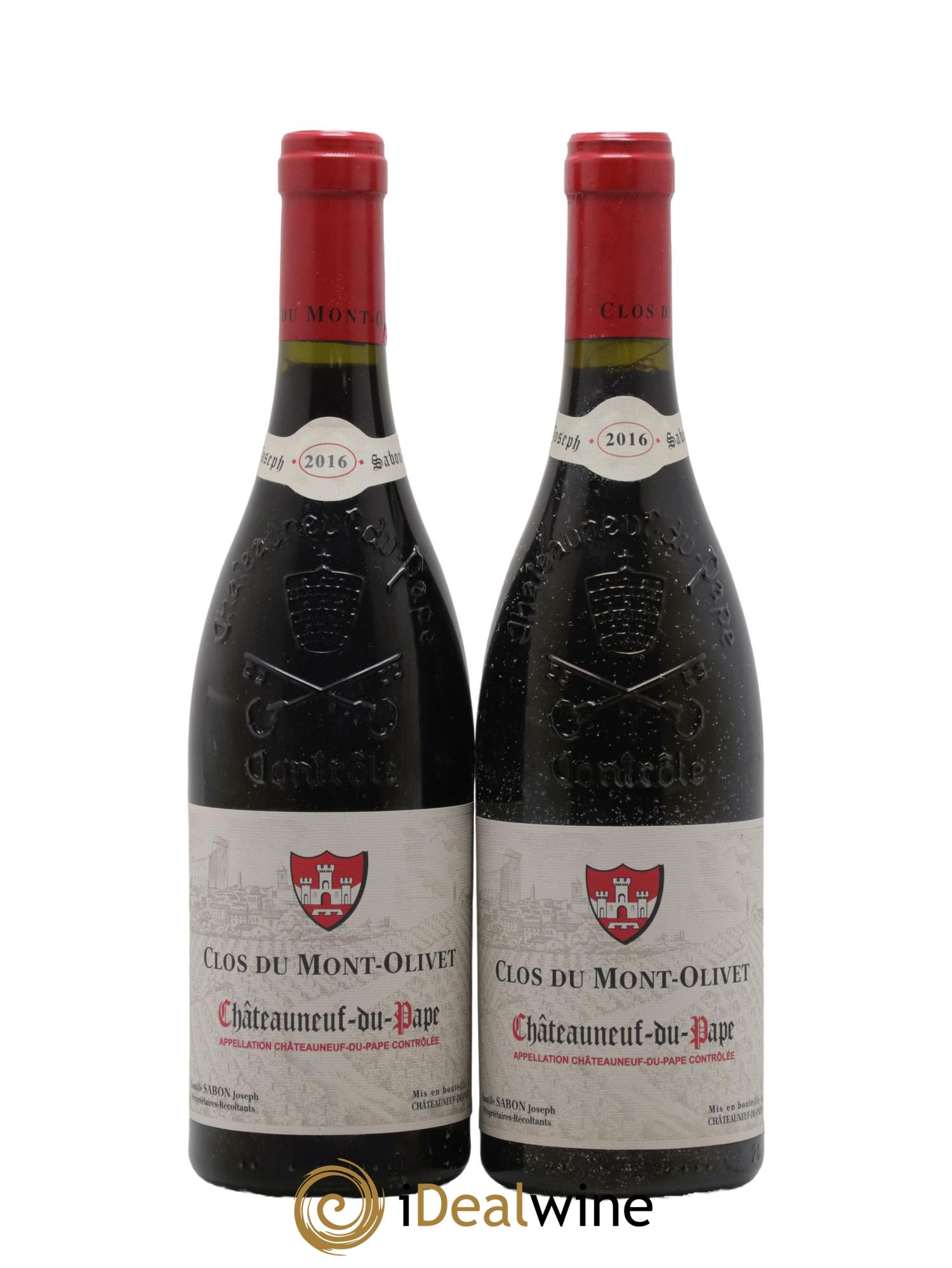 Châteauneuf-du-Pape Clos du Mont-Olivet 2016 - Lot de 2 bouteilles - 0