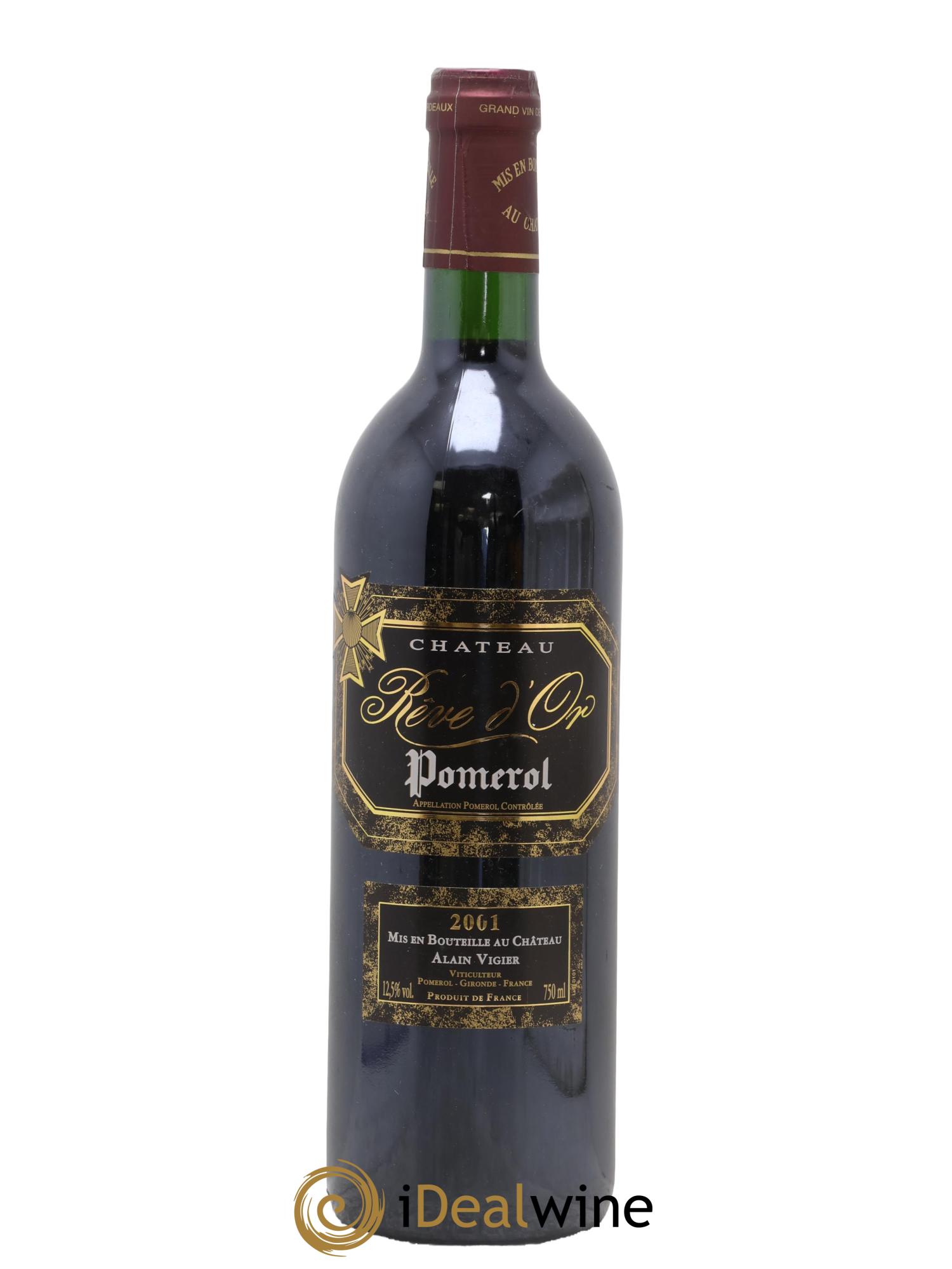 Pomerol Château Rêve D'Or 2001 - Lot de 1 bouteille - 0