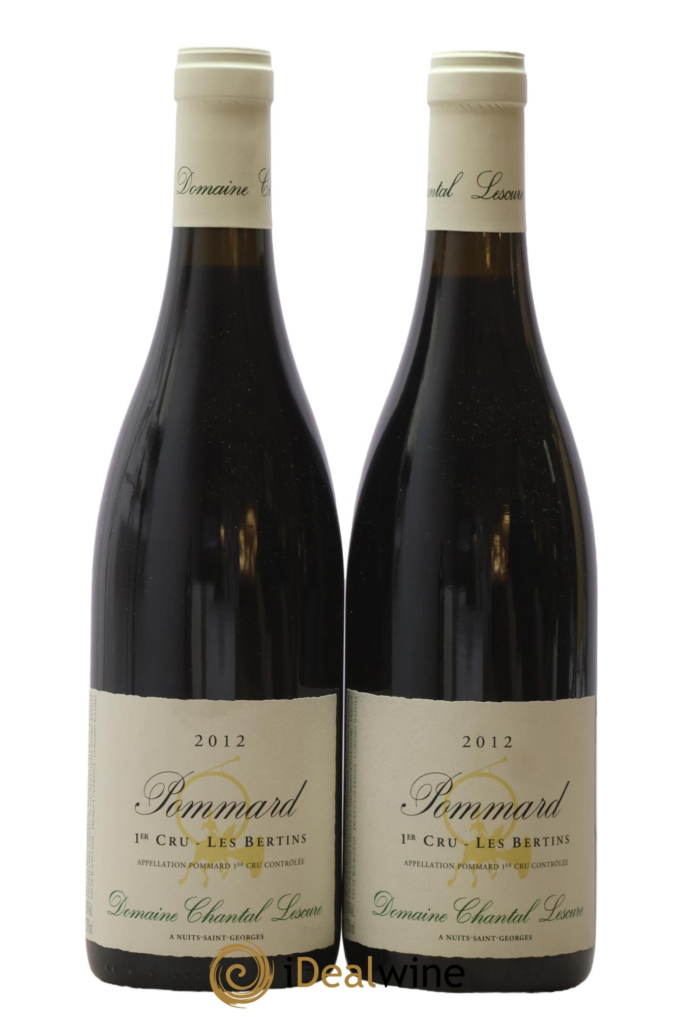 Pommard 1er Cru Les Bertins Chantal Lescure 2012 - Lot de 2 bouteilles - 0