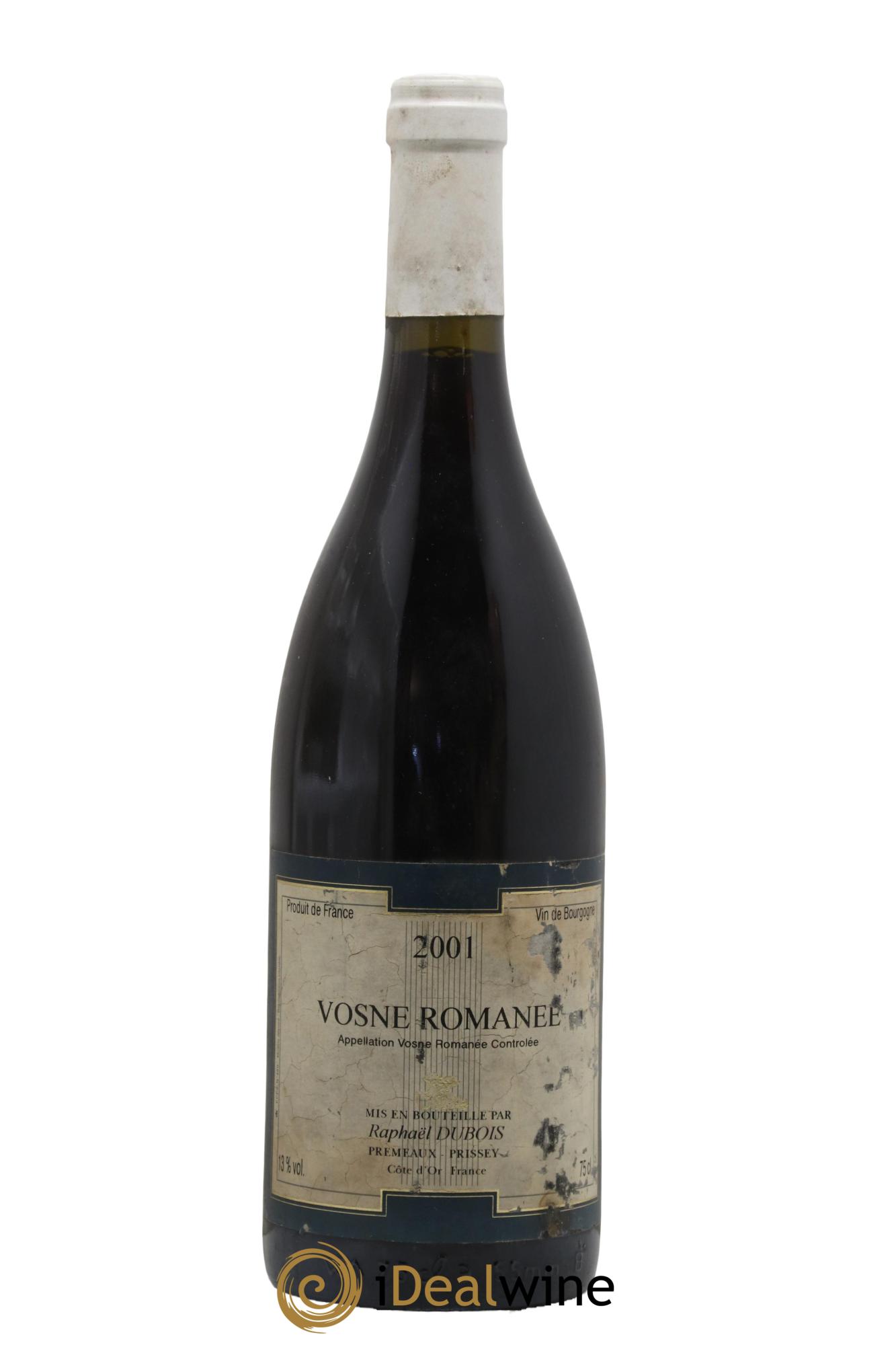 Vosne-Romanée Raphaël Dubois 2001 - Lot de 1 bouteille - 0