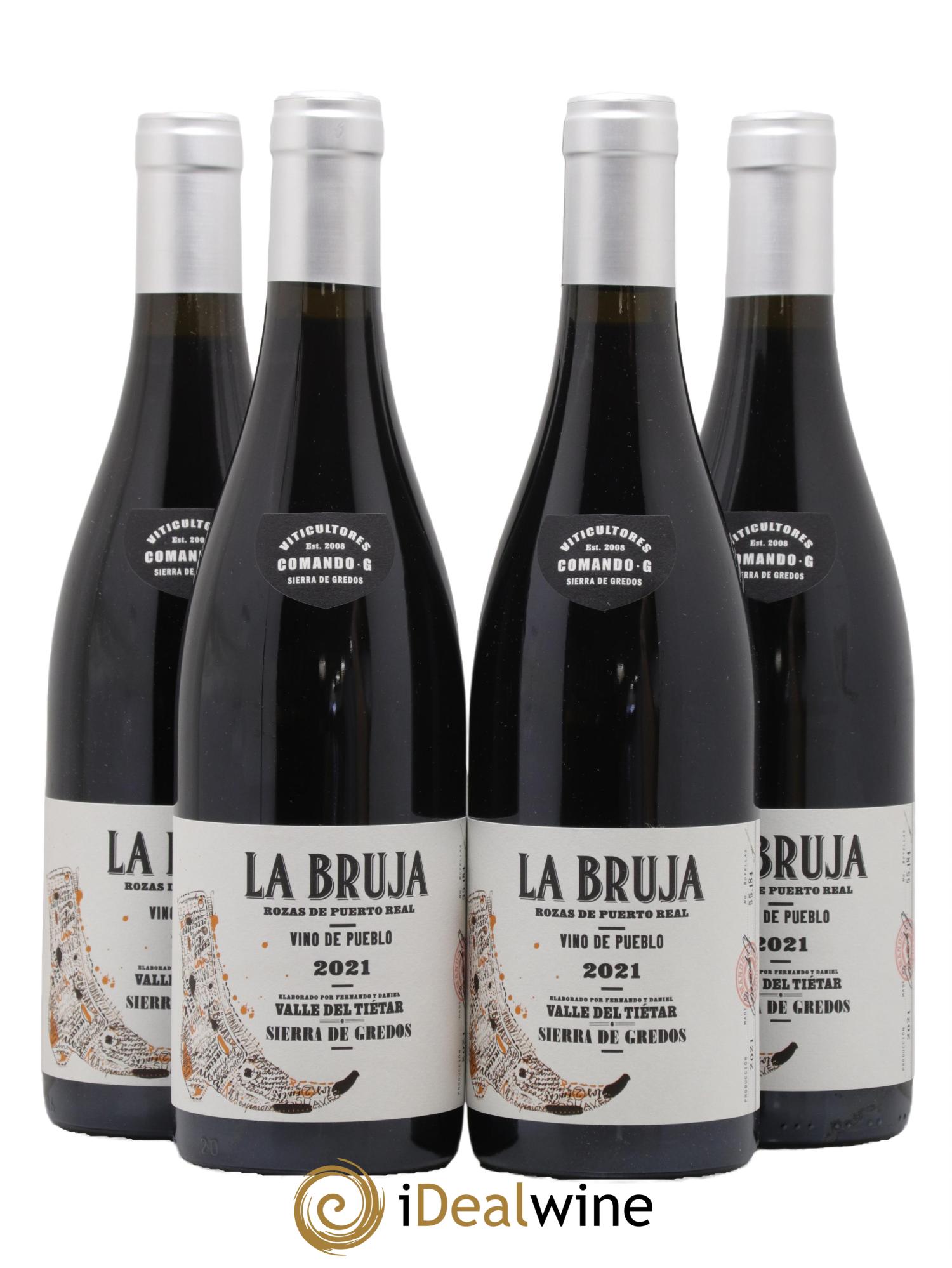 Vinos de Madrid DO Comando G La Bruja de Rozas 2021 - Lot de 4 bouteilles - 0