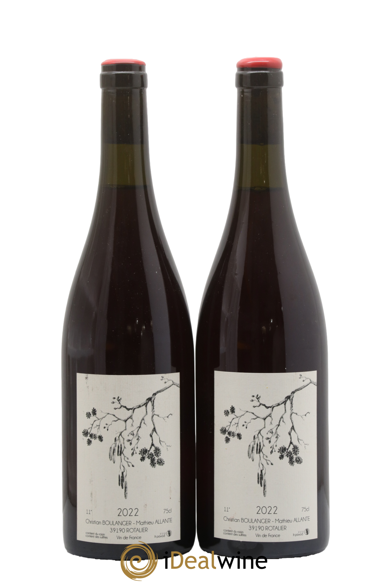 Vin de France Pineau d'Aunis Allante Boulanger 2022 - Lot de 2 bouteilles - 0