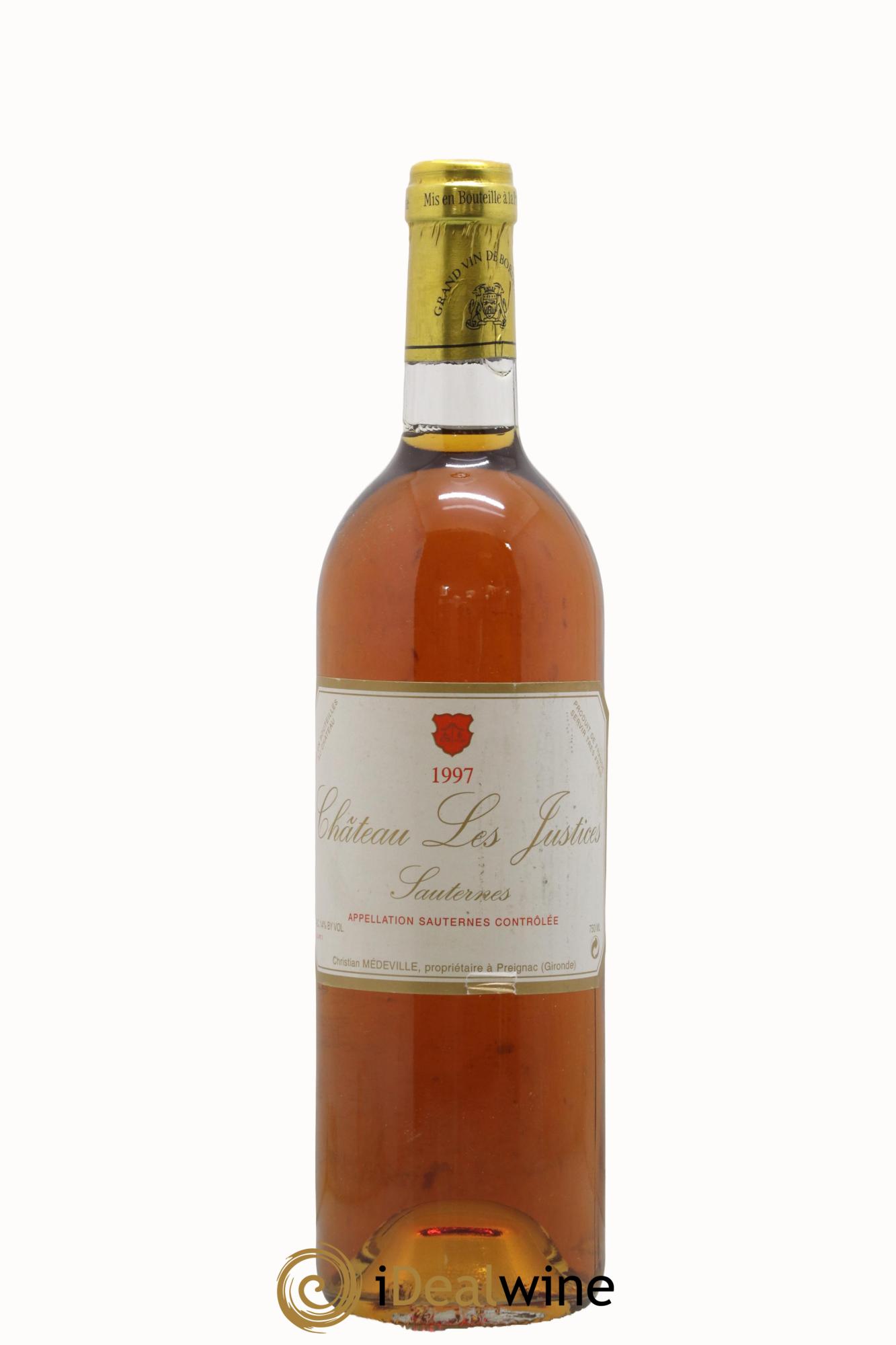 Château les Justices Cru Bourgeois 1997 - Lotto di 1 bottiglia - 0
