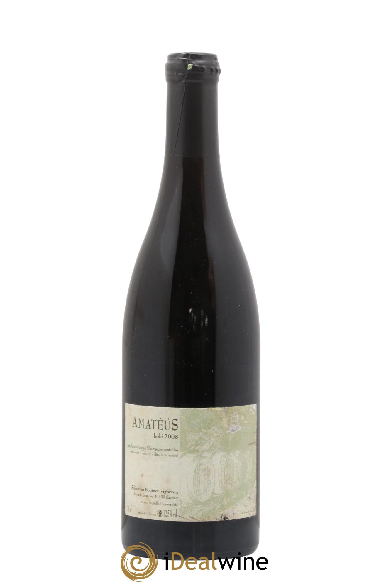 Saumur-Champigny Amatéüs Bobi Bobinet (Domaine) 2008 - Lot de 1 bouteille - 0