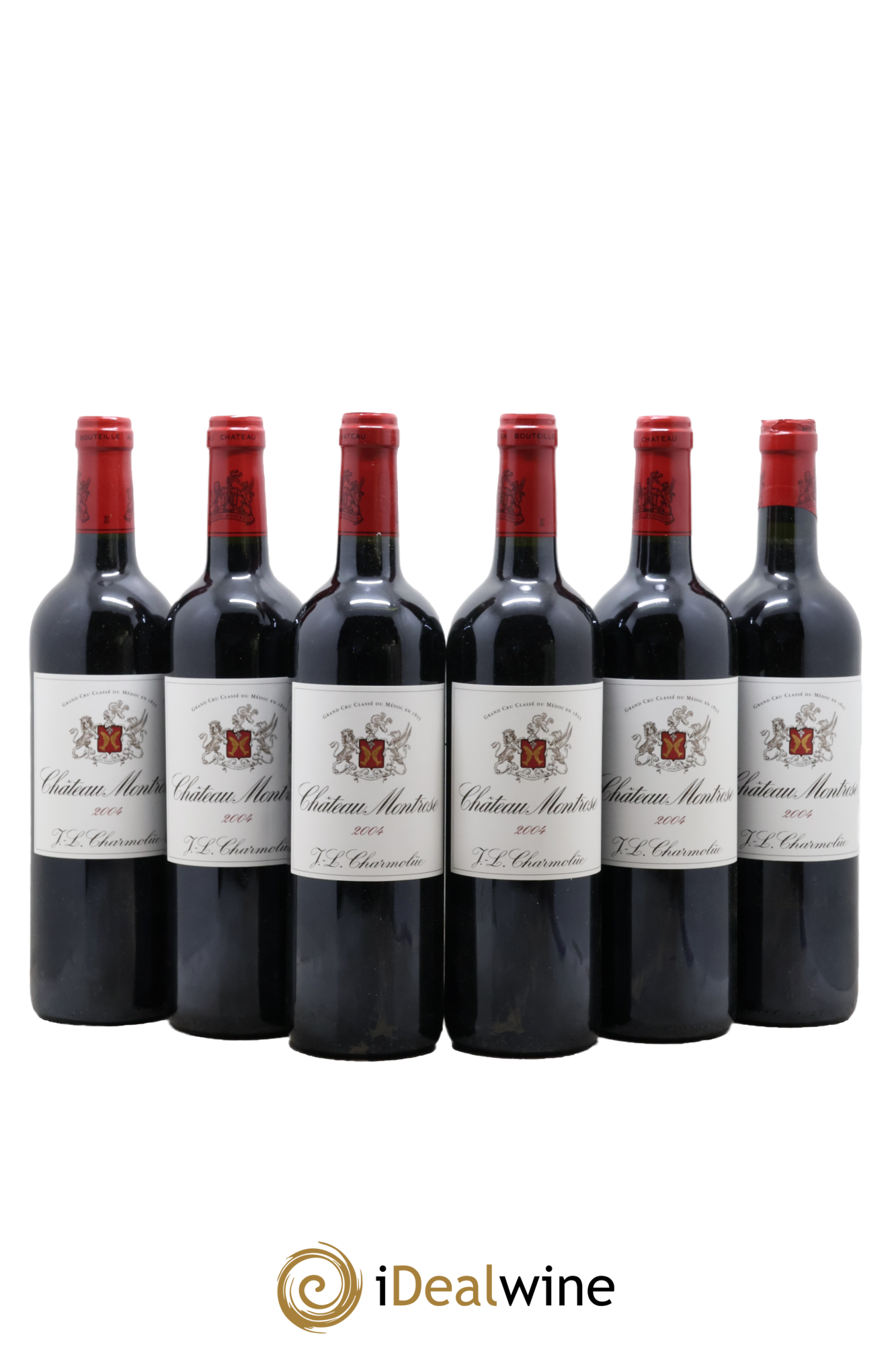 Château Montrose 2ème Grand Cru Classé 2004 - Lotto di 6 bottiglie - 0
