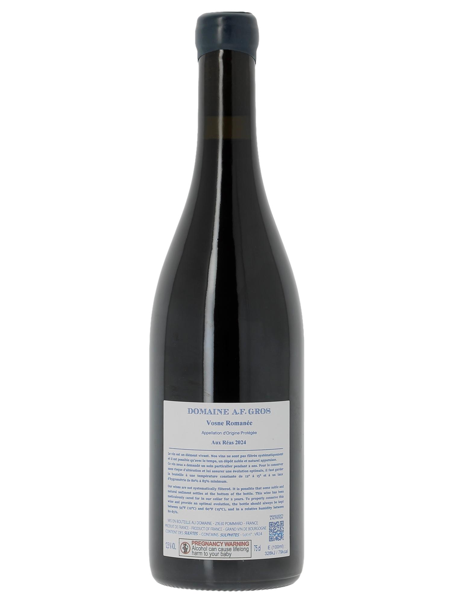 Vosne-Romanée Aux Reas A.-F. Gros 2024 - Lot de 1 bouteille - 1