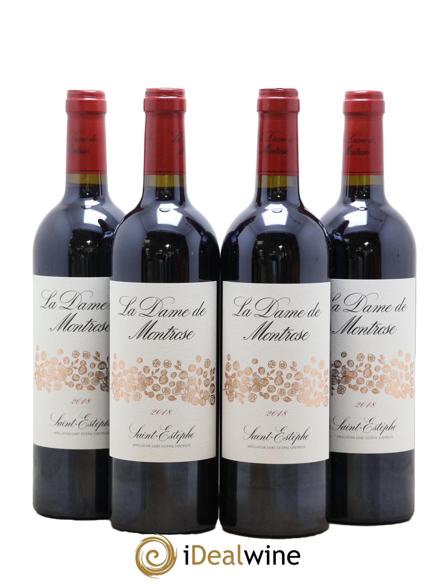 La Dame de Montrose Second Vin 2018 - Lotto di 4 bottiglie - 0