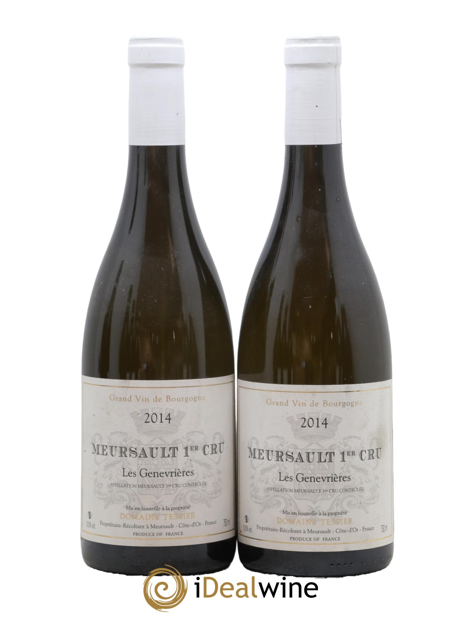 Meursault 1er Cru Les Genevrières Tessier (Domaine) 2014 - Lot de 2 bouteilles - 0