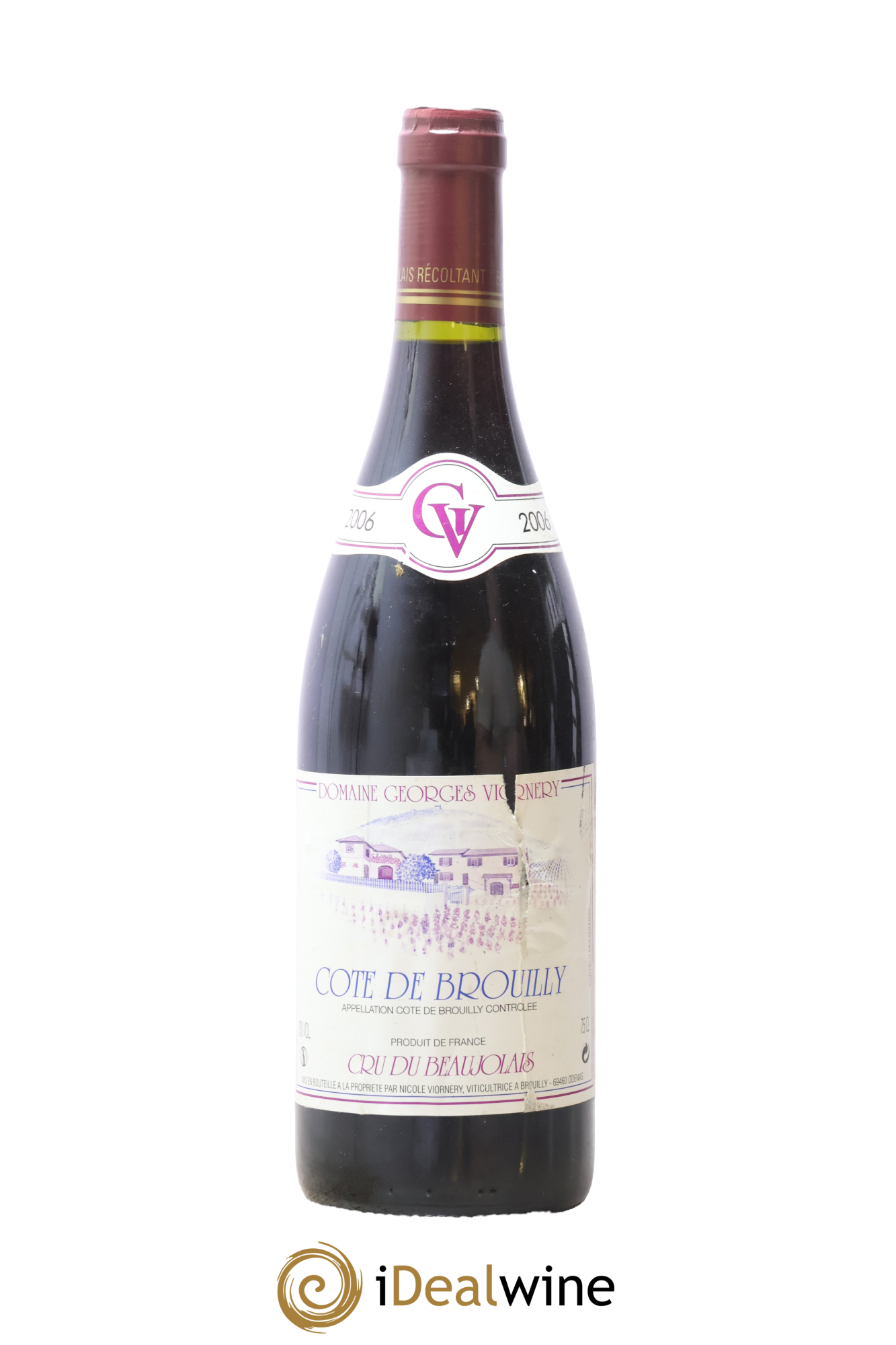 Côte de Brouilly Georges Viornery 2006 - Posten von 1 Flasche - 0