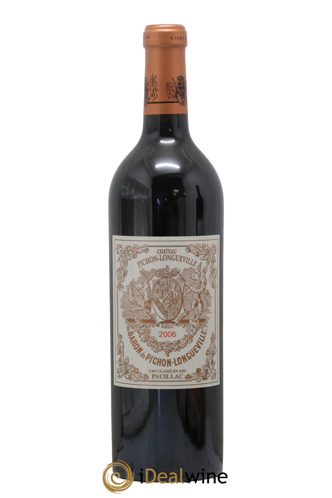 Pichon Longueville Baron 2ème Grand Cru Classé 2006 - Lot de 1 bouteille - 0