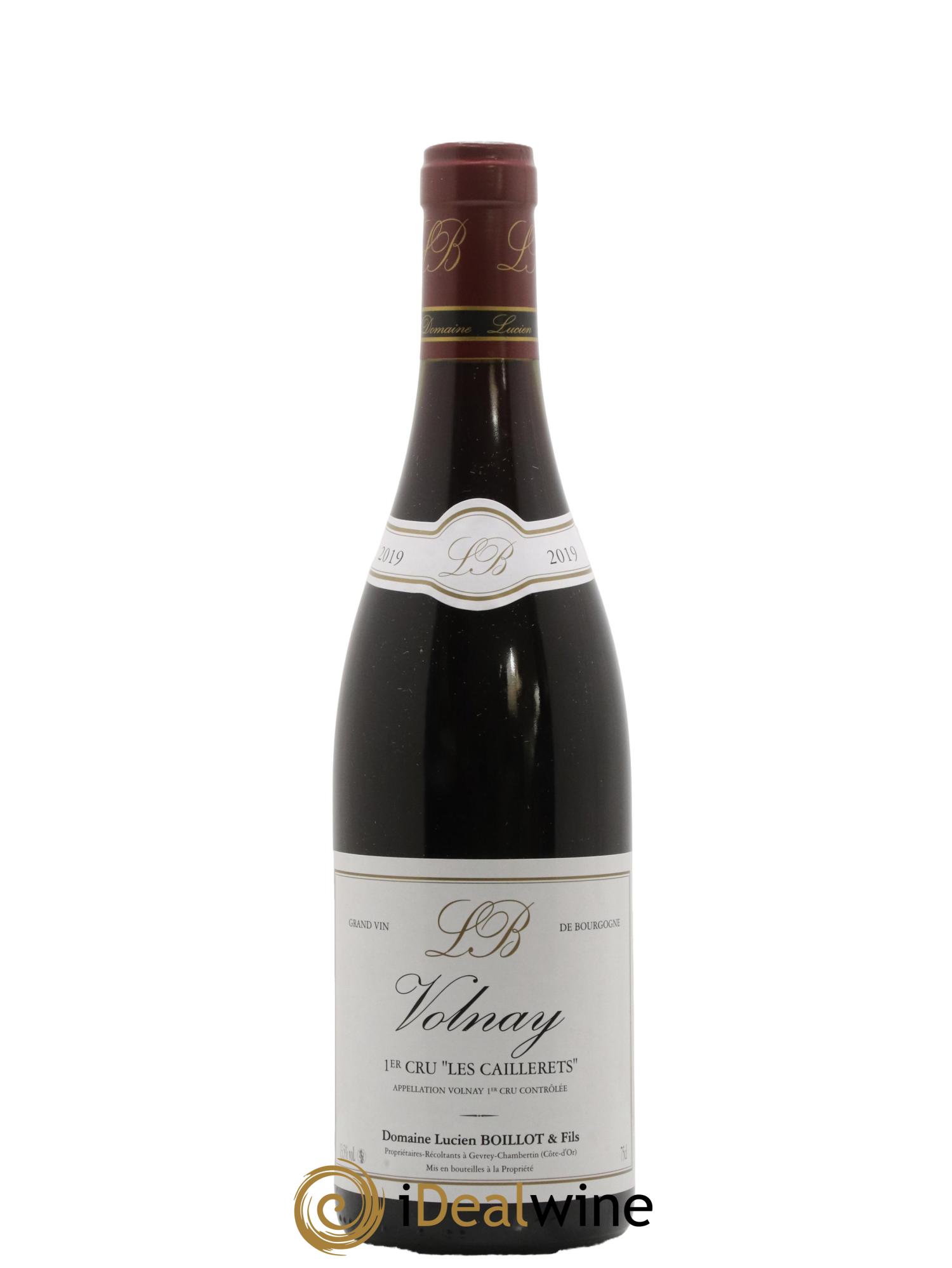 Volnay 1er Cru Les Caillerets Lucien Boillot & Fils (Domaine) 2019 - Lot of 1 bottle - 0