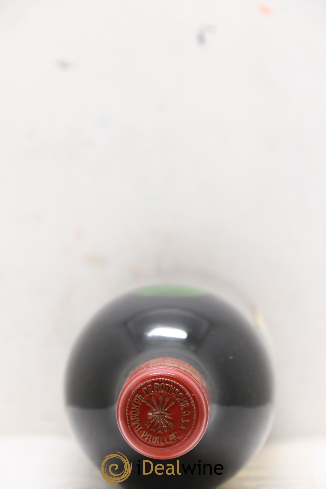 Château Mouton Rothschild 1er Grand Cru Classé 1986 - Lot de 1 bouteille - 1