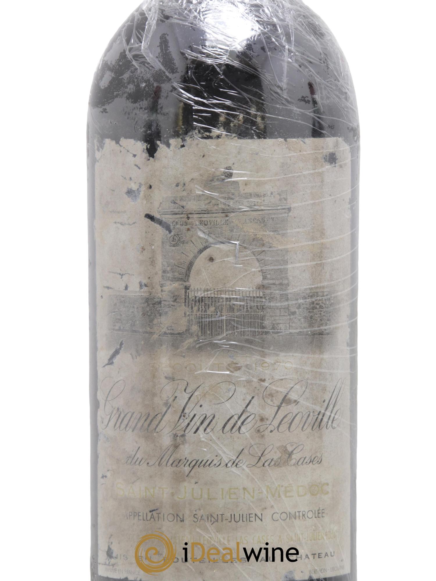 Château Léoville Las Cases 2ème Grand Cru Classé 1970 - Lotto di 3 bottiglie - 3