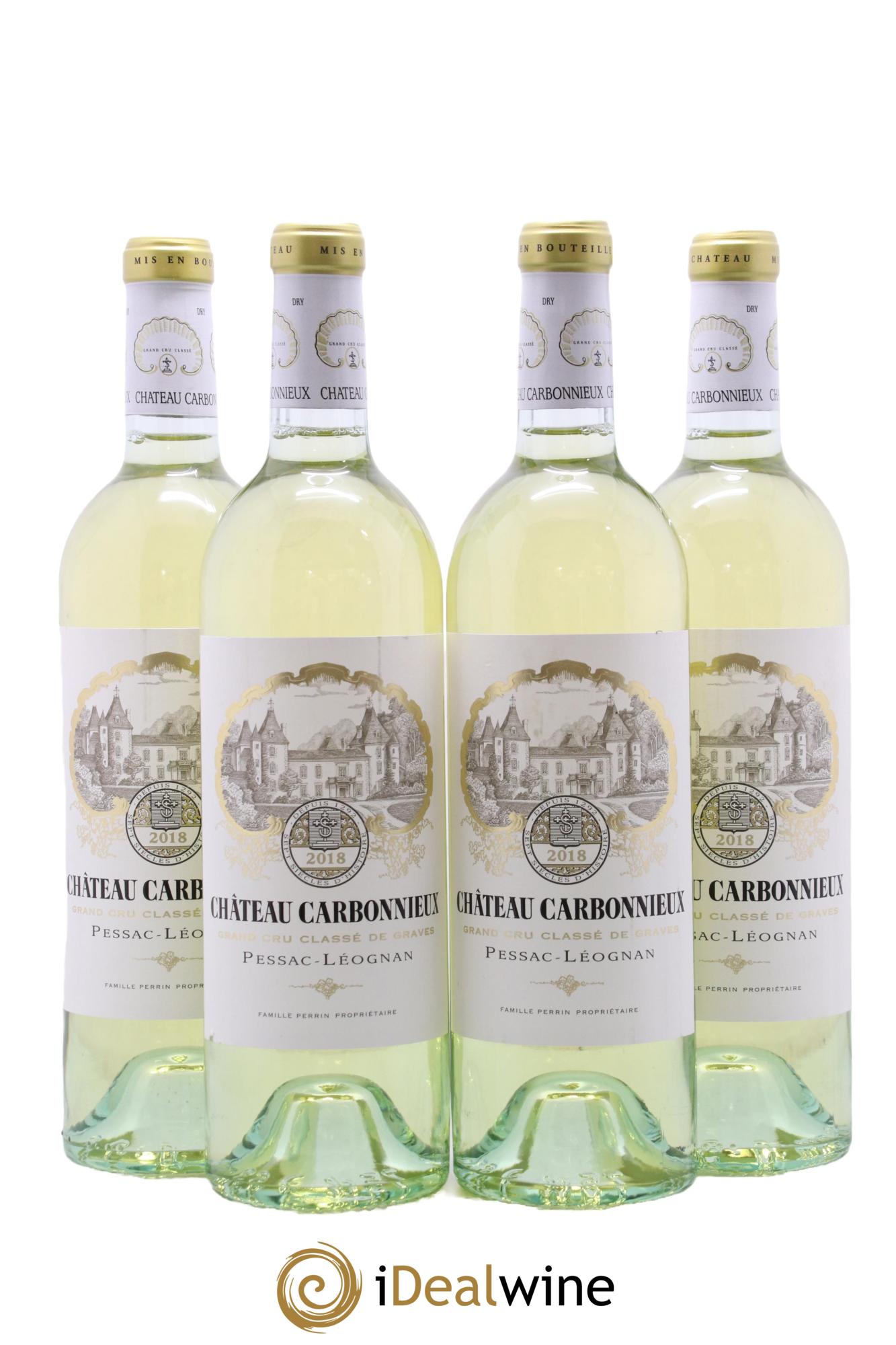 Château Carbonnieux Cru Classé de Graves 2018 - Lotto di 4 bottiglie - 0